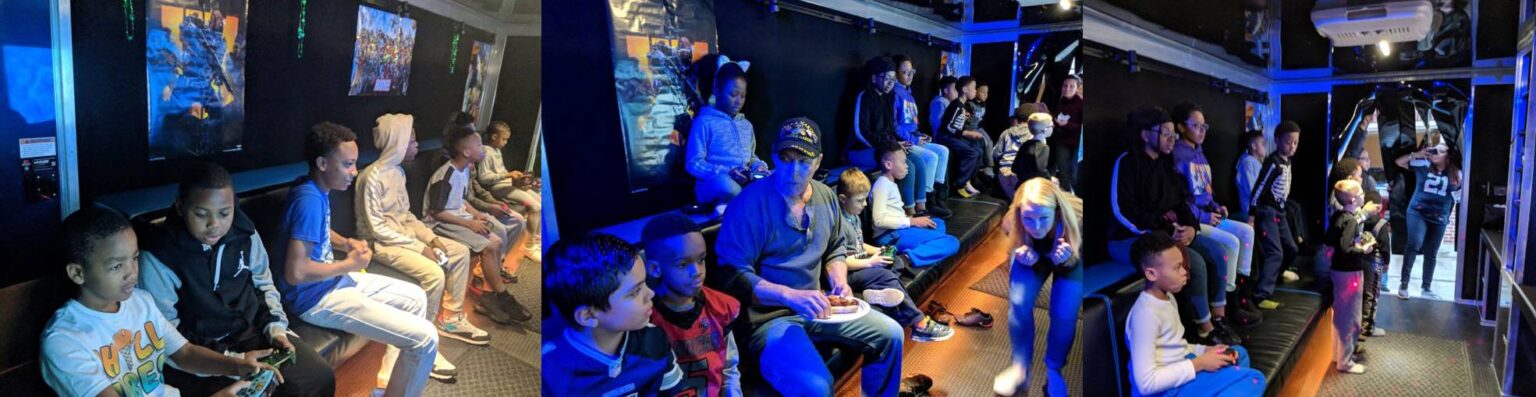 Video Game Truck game bus in Maryland - ABJ's Arcades
